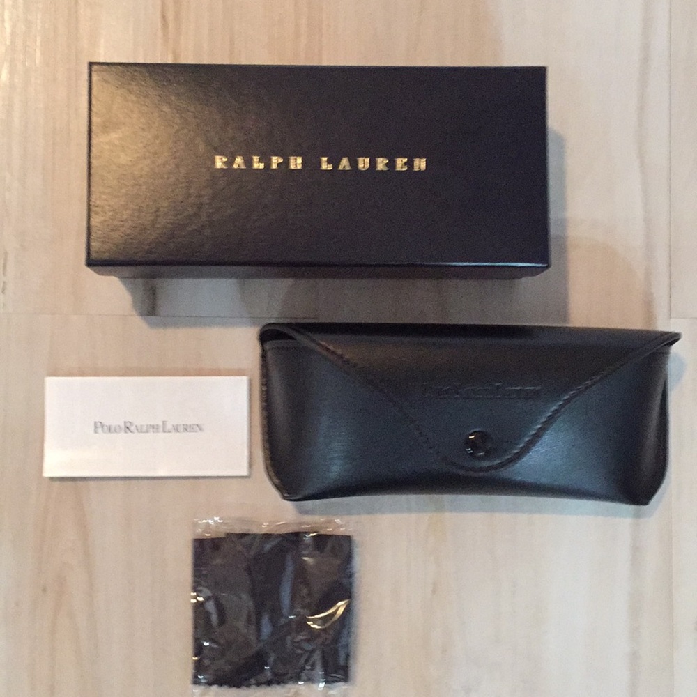 Ralph Lauren Polo Glasses Case soft faux leather